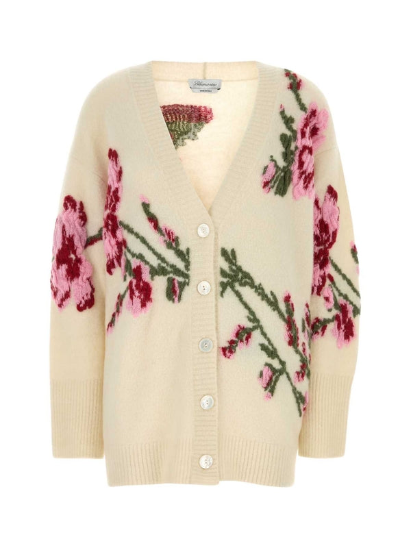 Flower
  Jacquard Cardigan