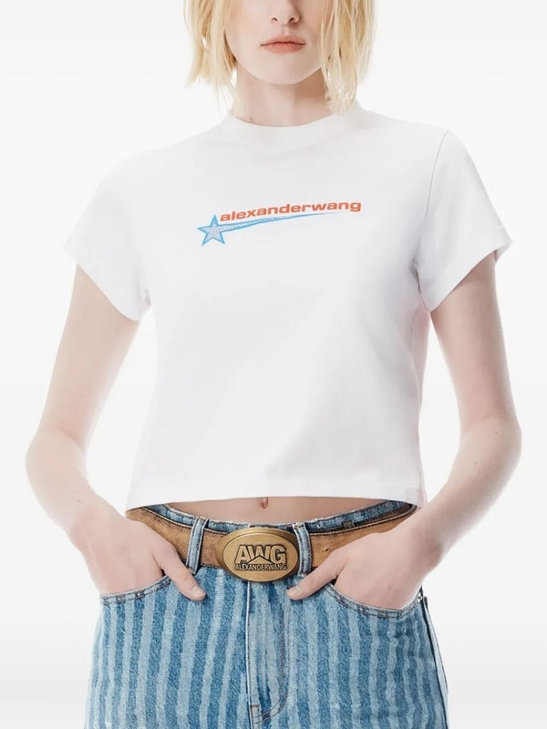 Alexanderwang White Half Sleeve