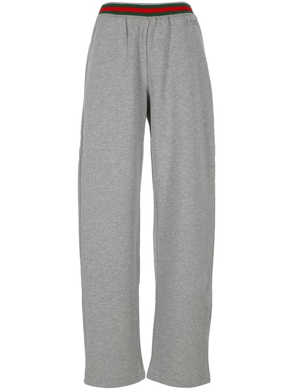 Web Detail Cotton Track Pants