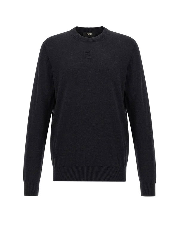 Fendi Grey Knitted