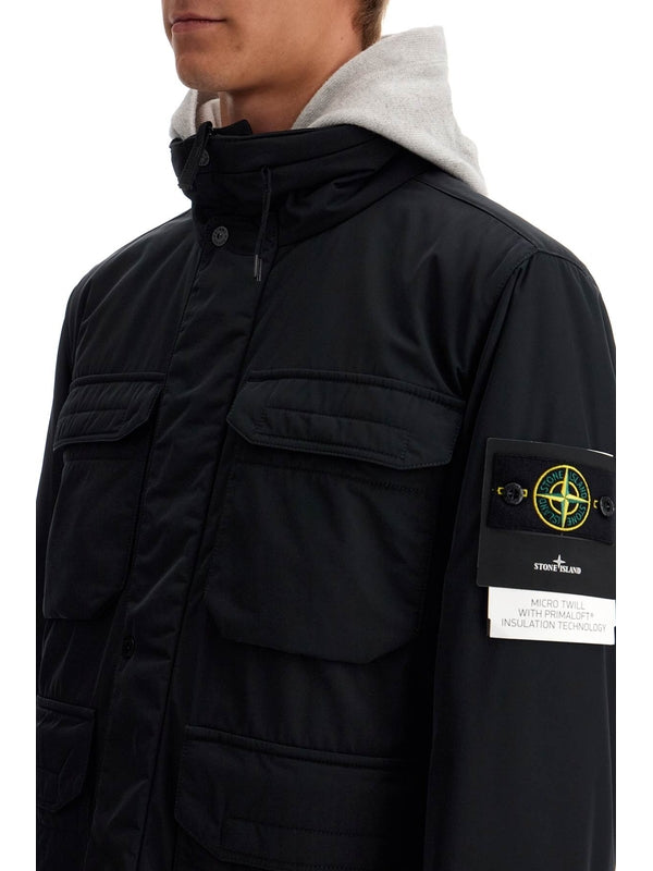 STONE ISLAND - Wappen Patch Multi Pocket Jacket - Jente