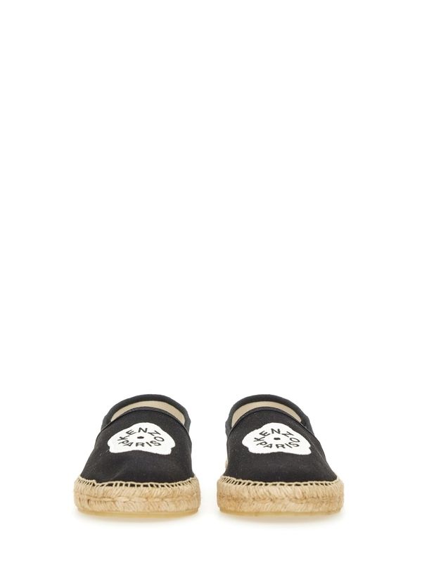 Boke Logo Detail Cotton Espadrilles