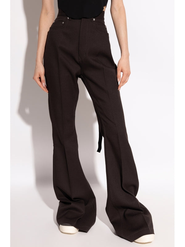 Wool Flare Pants