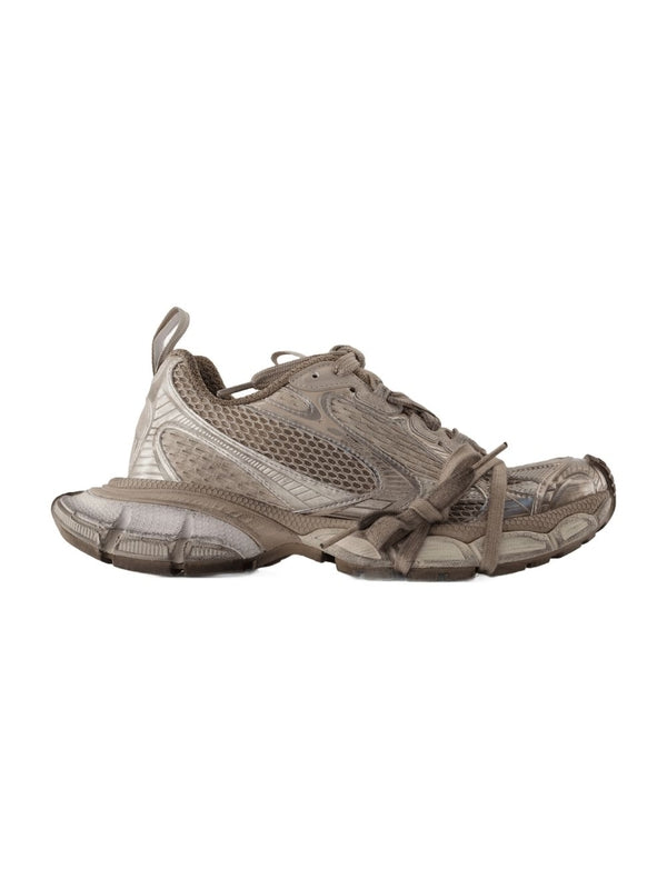 Balenciaga Brown Grey Low Top Sneakers