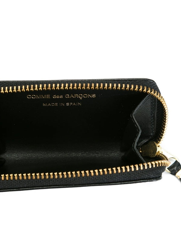 Zip Around Leather Long Wallet