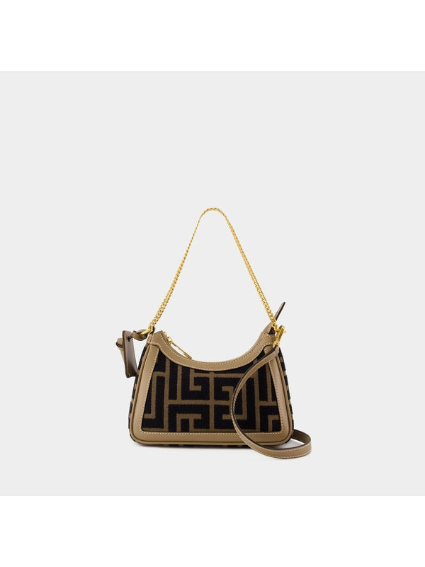 B Ami Jacquard Shoulder Bag