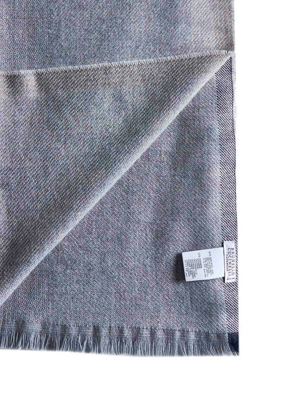 Wool Cashmere Fringe Muffler