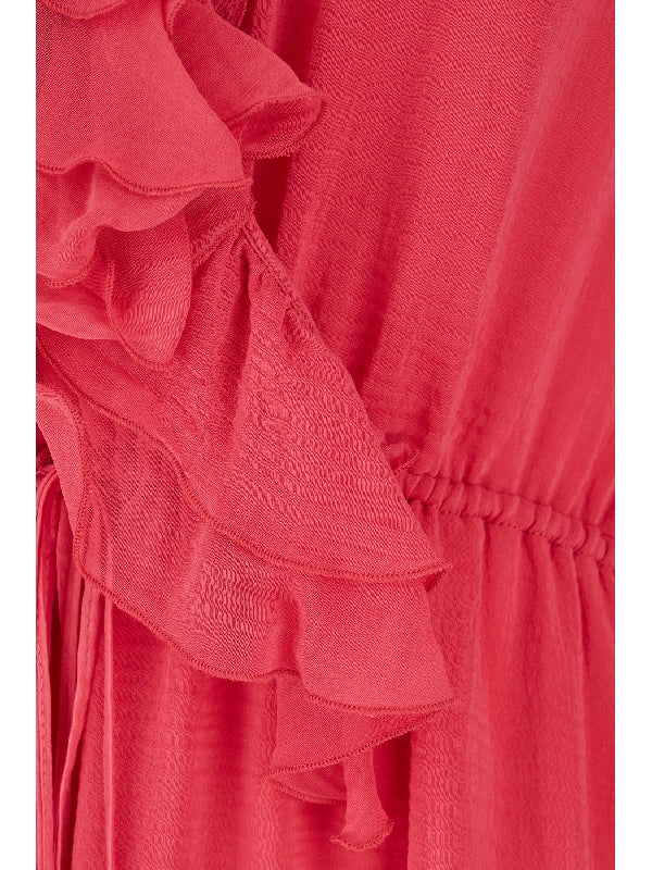 Ruffle Detail Mini Dress