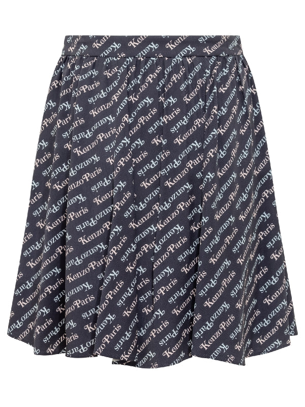 Allover Verdy Logo Flare Skirt