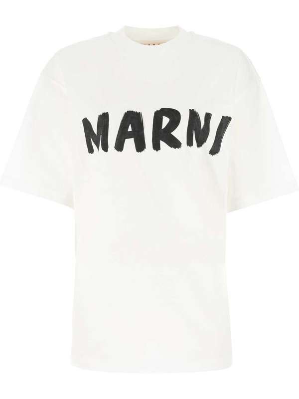 MARNI - T-SHIRTS THJET49EPHUSCS11 LOW01 White Half Sleeve - Jente
