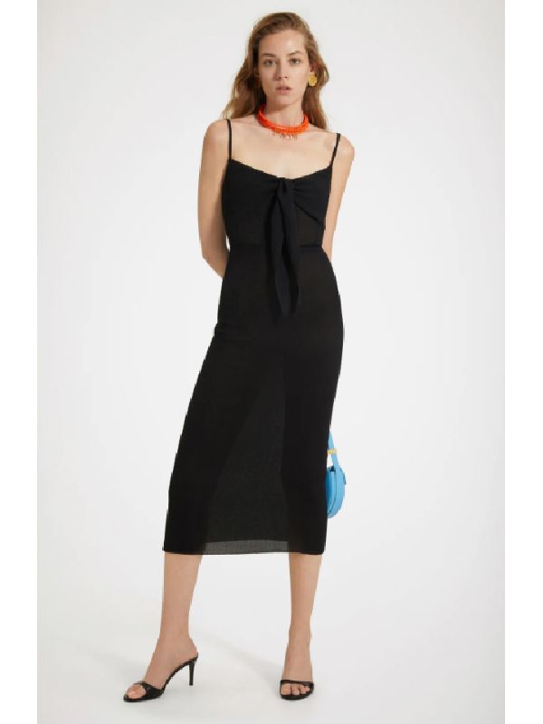 Knot Detail Sleeveless Dress