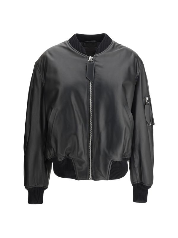 Anja Calfskin Bomber Jacket