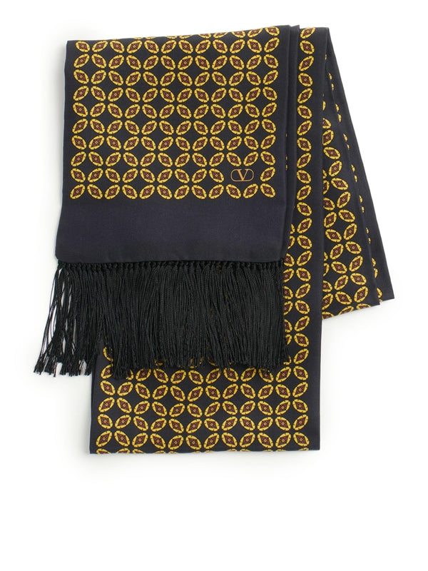 Chamber Fringe Silk Scarf