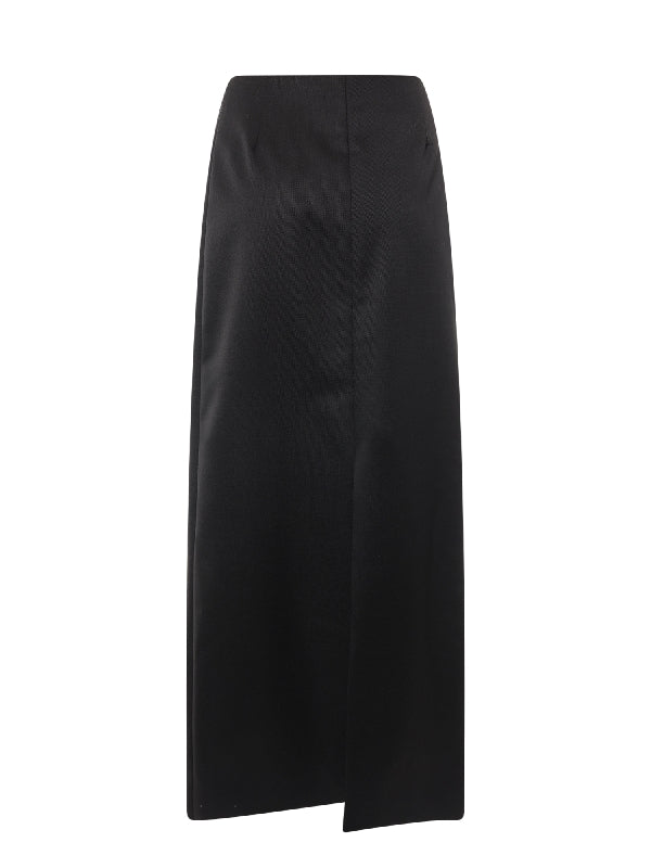 Wool Mohair Long Skirt