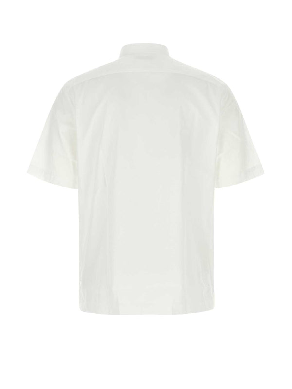 White Cotton Poplin Shirt