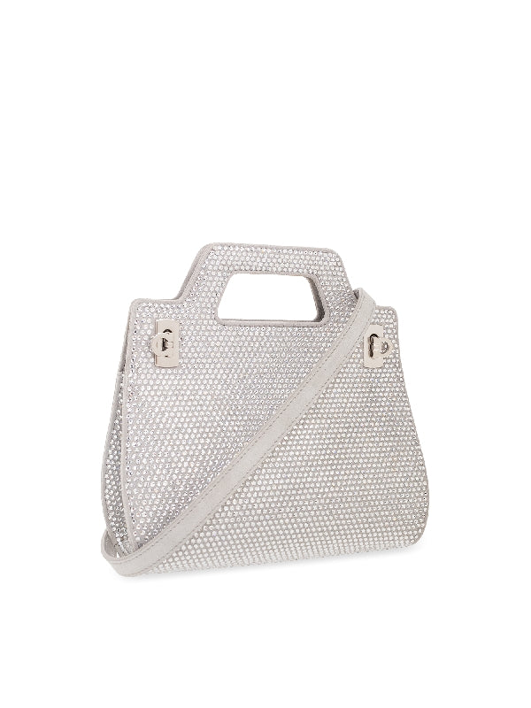 Wanda Wanda Crystal Mini Tote
  Bag