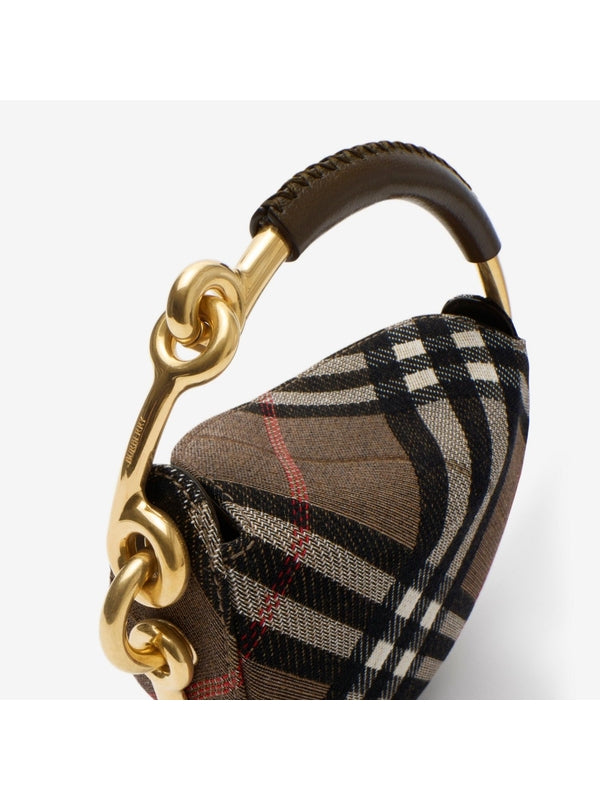 Bridal Brown Checked Crossbody & Shoulder Bags