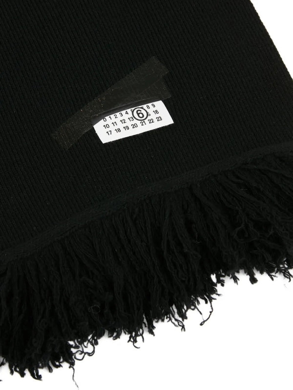 Mm6 Maison Margiela Black Muffler