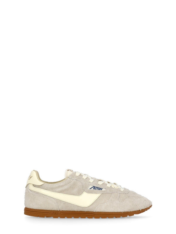 Windspin Leather Low-Top Sneakers