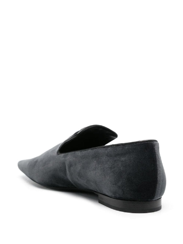 Venetian Velvet Cotton Slip-On Loafers