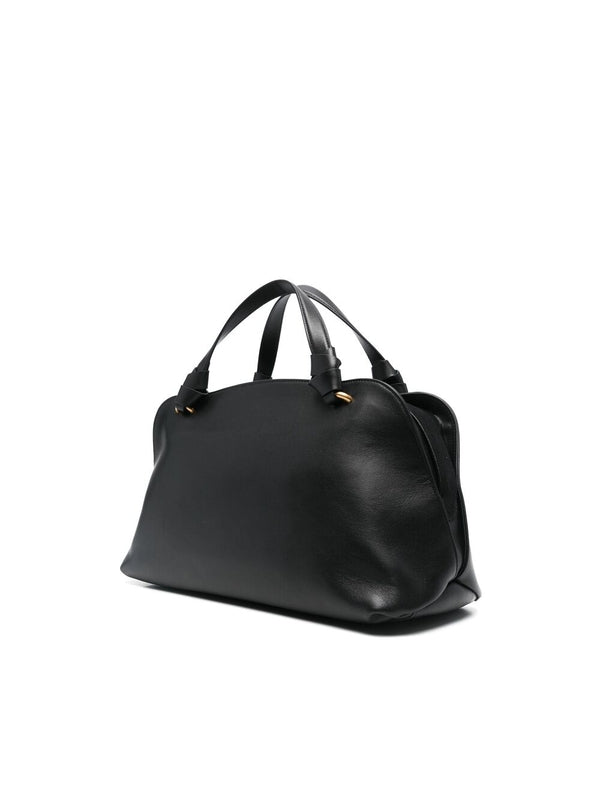 Aries Two-Way Zipper Leather
  Tote Bag