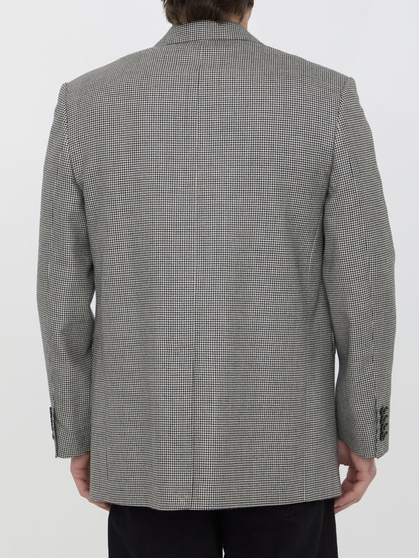 Wool Cashmere Single Breasted Jacket