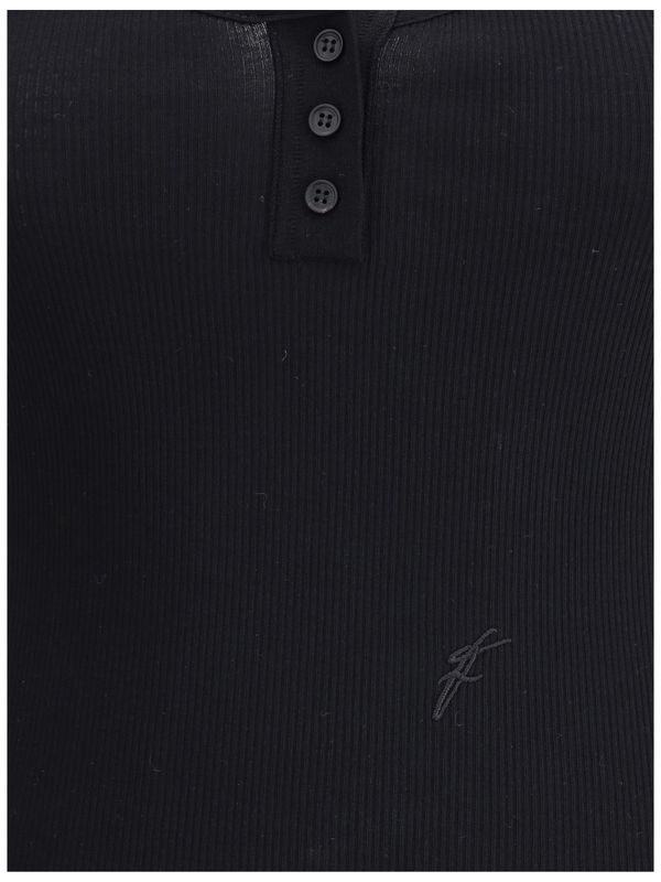 Button Detail Cotton Sleeveless Top