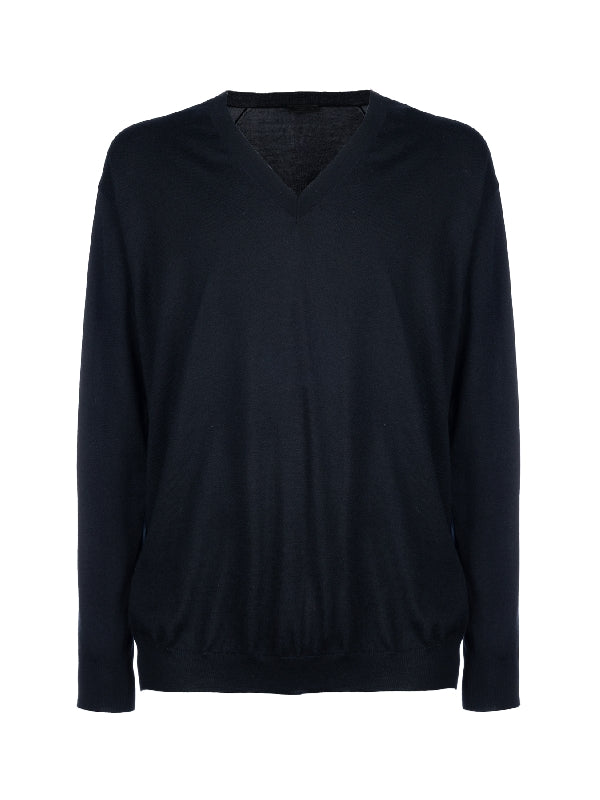 Chest Logo Cashmere Knit