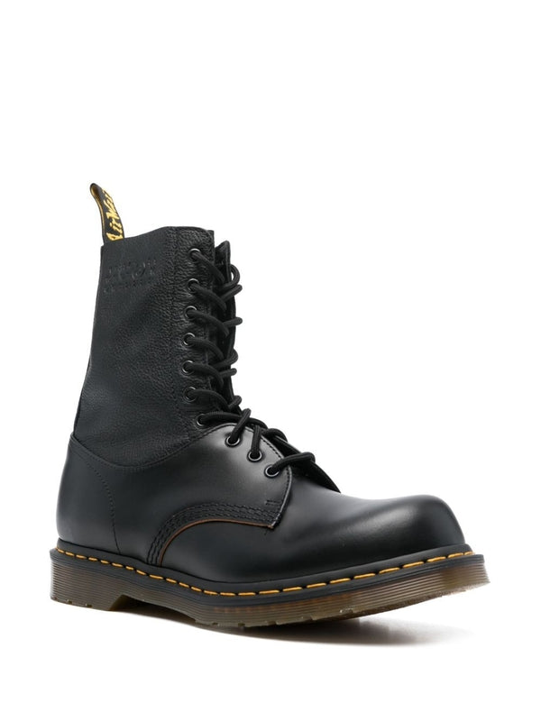 Dr. Martens Number Logo Leather Lace-up Boots