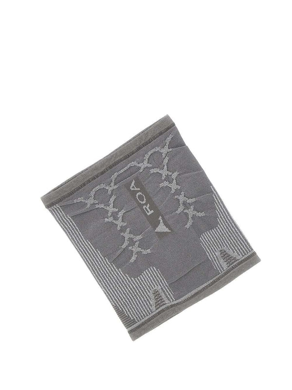 Logo Jacquard Nylon Blend Scarf