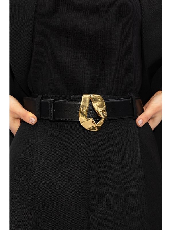 Abstract Buckle Napa Leather
  Belt