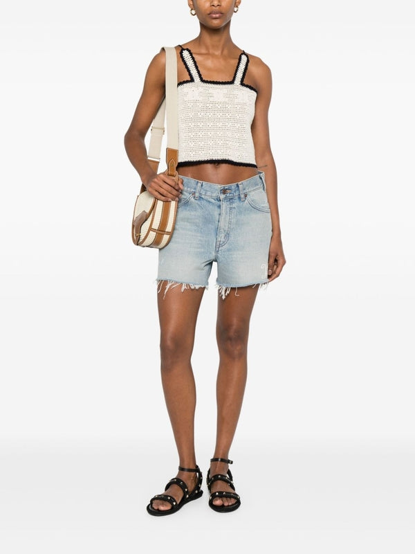 Celine Beige Sleeveless Top