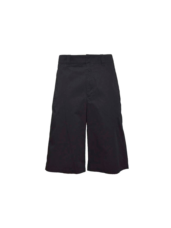 Twill Cotton Bermuda Shorts