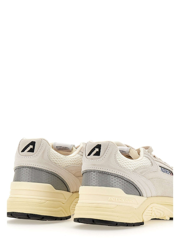 Autry Beige Low Top Sneakers