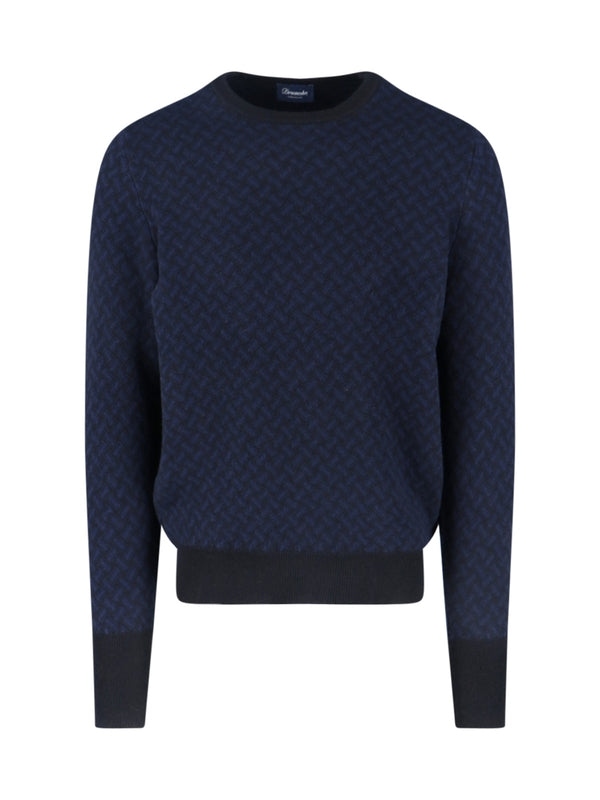 Drumohr Navy Knitted