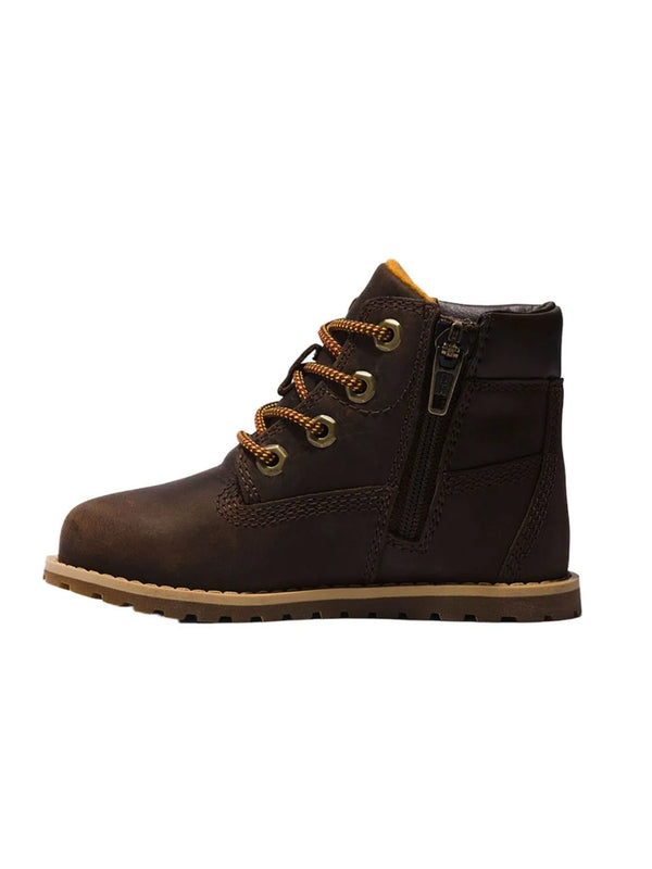 Timberland Brown Lace-Up Boots