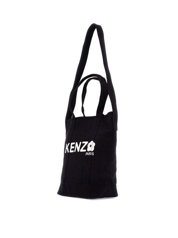 Utility Logo Canvas Tote Bag