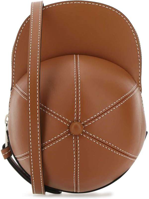 Brown Cap Midi Crossbag