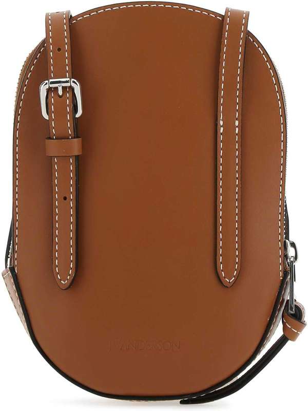 Brown Cap Midi Crossbag