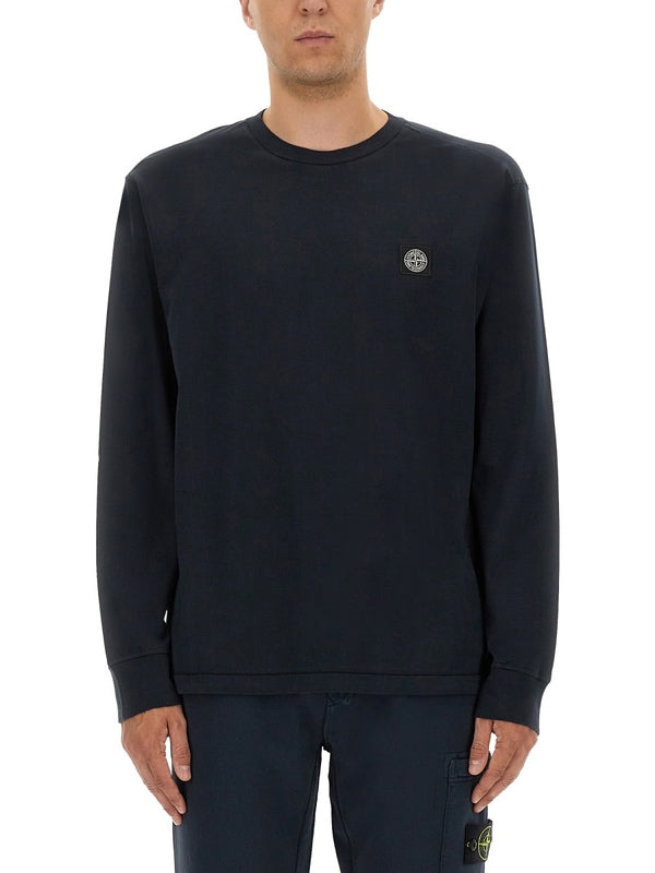 Stone Island Blue Long Sleeve