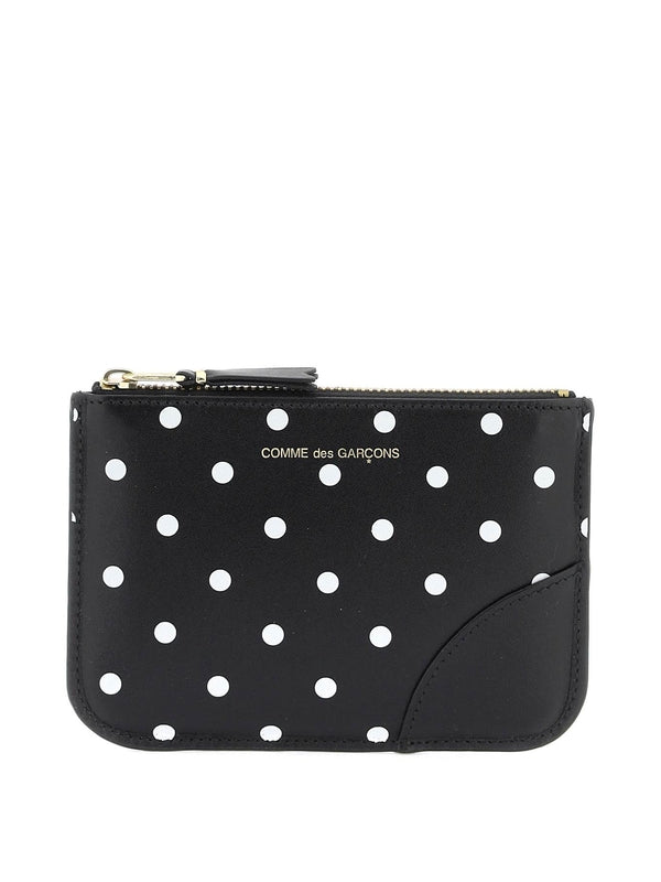 Dot Printing Leather Coin Wallet