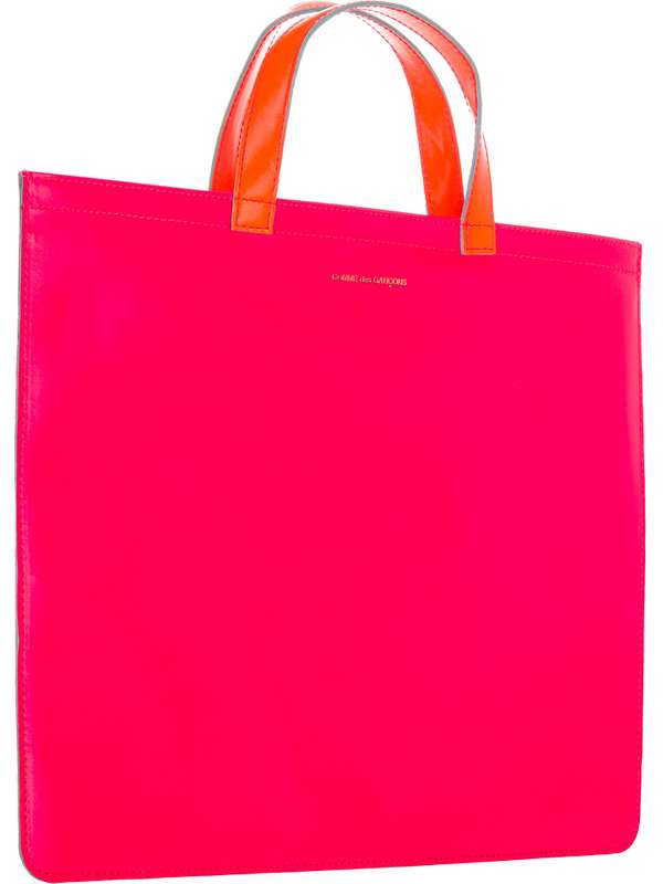 Super Fluo Leather Tote Bag