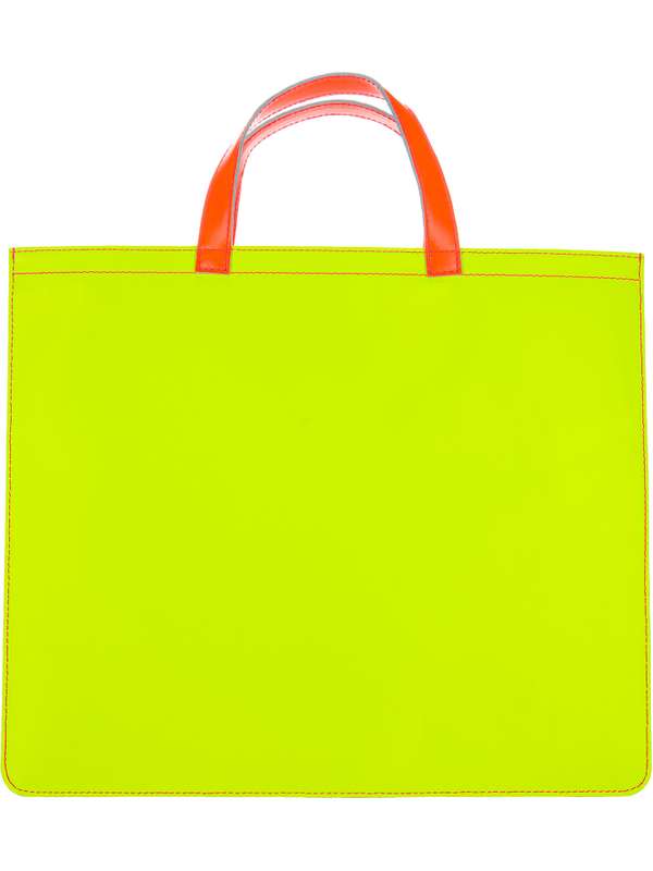 Super Fluo Leather Tote Bag