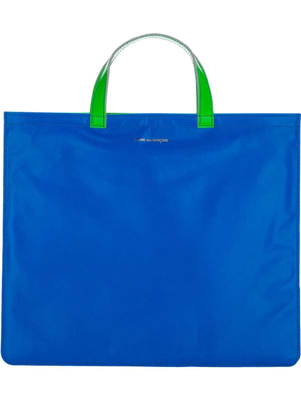 Super Fluo Leather Tote Bag