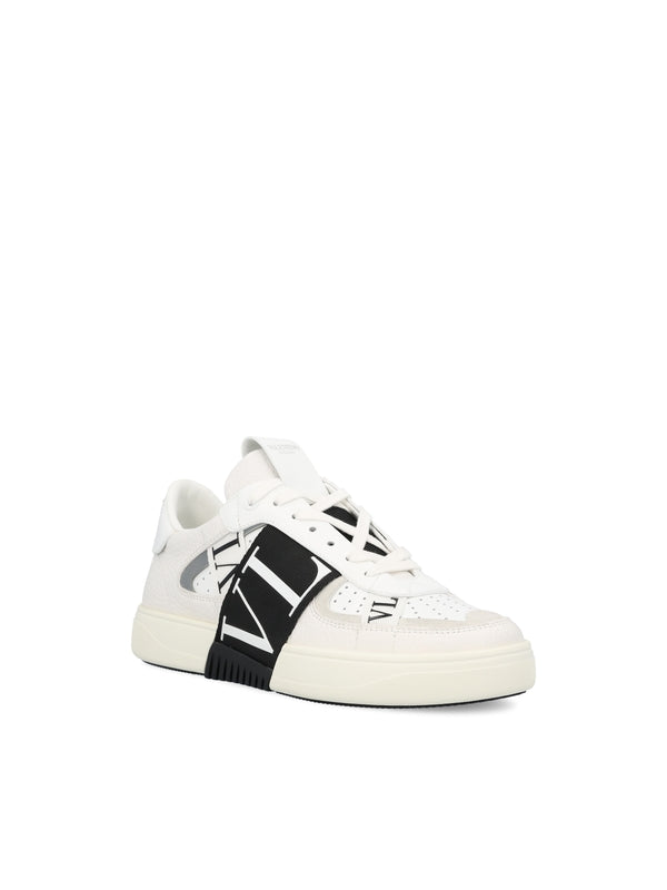 Valentino White Low Top Sneakers