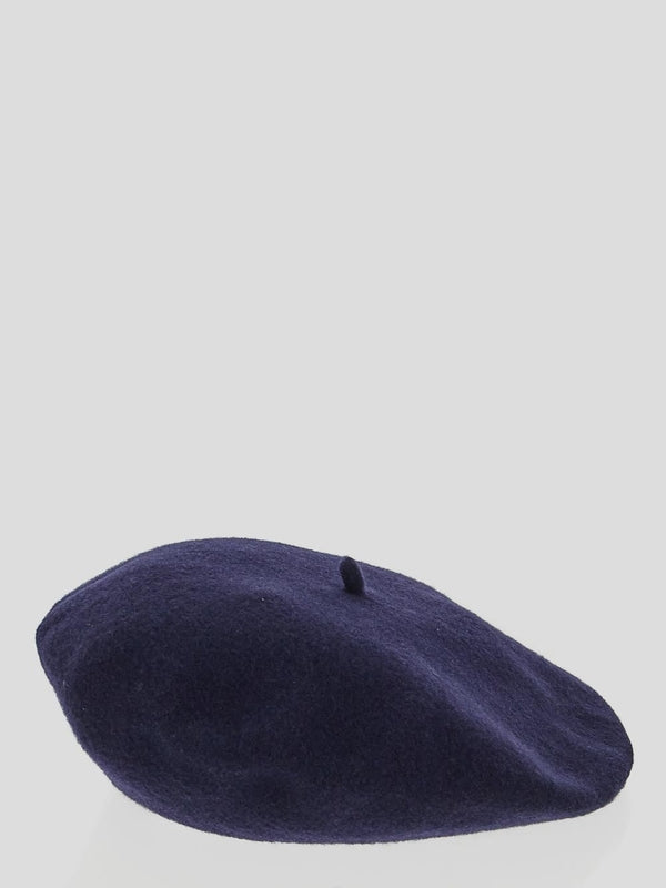 Stitch Detail Wool Beret