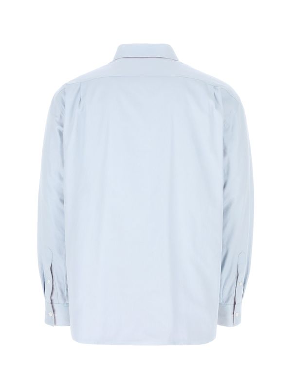 Chest Anagram Reversible Cotton Shirt