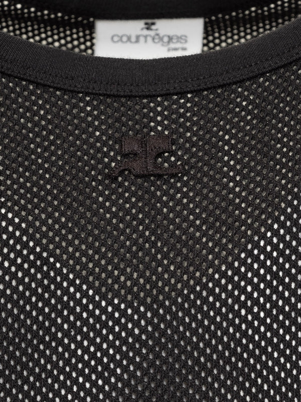 Mesh Short Sleeve Top