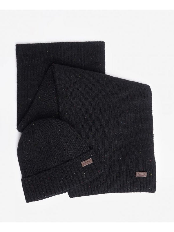 Carlton Fleck Beanie Muffler Set - jentestore_global