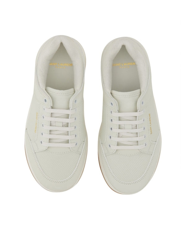 Sl 61 Logo Leather Sneakers